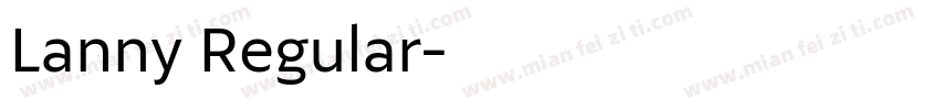Lanny Regular字体转换